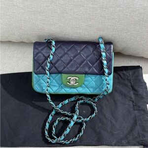 CHANEL Multicolor Lambskin Classic Flap SHW